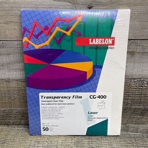 LABELON Transparency Film For Laser Printers CG 400 50 Sheets
